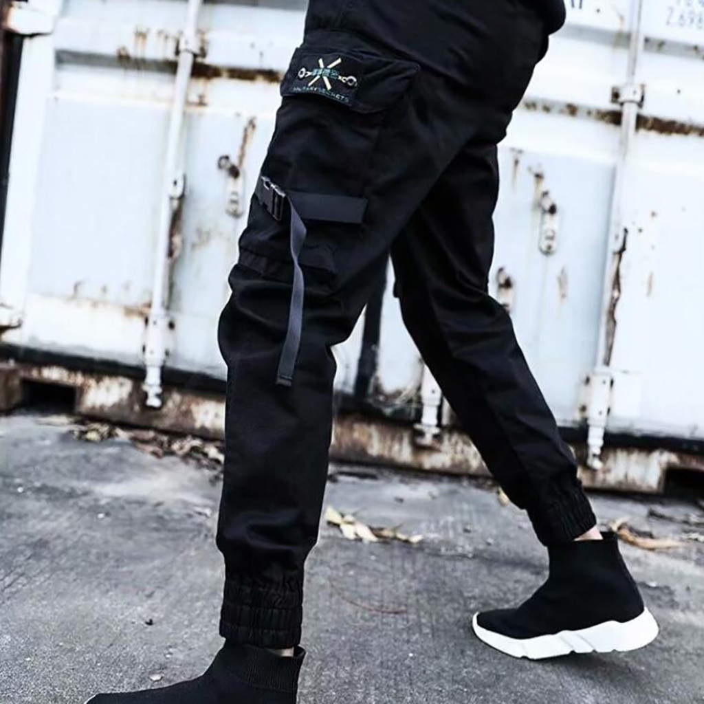 Techwear Pants Tactical - ルーズフィットカーゴパンツ メンズ ストリートウェア トレンド マルチポケットジョガー ベストセラー