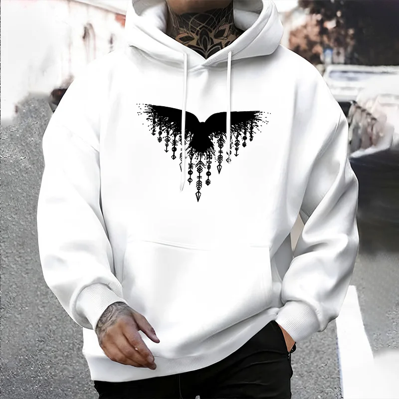 Urban Street Fashion Photography - 2026 メンズ フード付きスウェットシャツ - アーバンストリートファッション トレンド