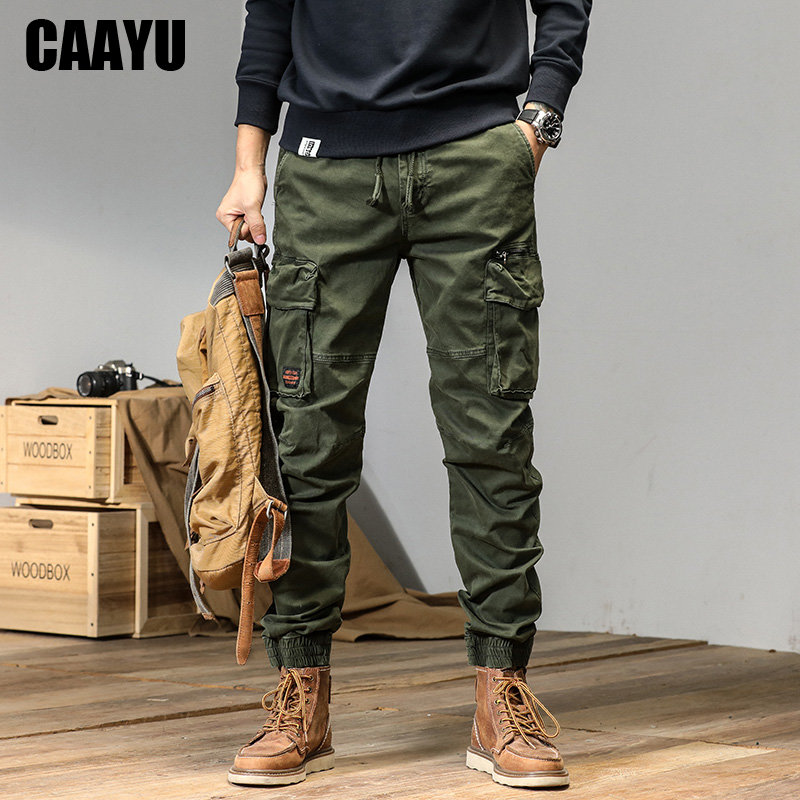 Techwear Pants Tactical - Caayu joggers-メンズカーゴパンツ,カジュアルy2kマルチポケット,メンズトラックスーツ,ストリートウェア,ミリタリーグリーントラックスーツ