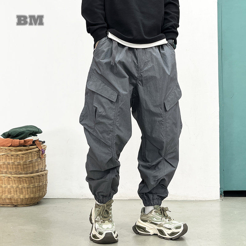 韓国 Techwear カーゴパンツ男性春夏速乾軽量ストリー - Techwear Pants Tactical のレビューと価格