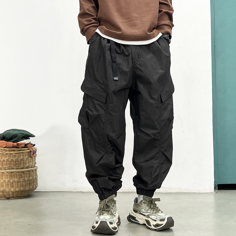 韓国 Techwear カーゴパンツ男性春夏速乾軽量ストリー - Techwear Pants Tactical のレビューと価格
