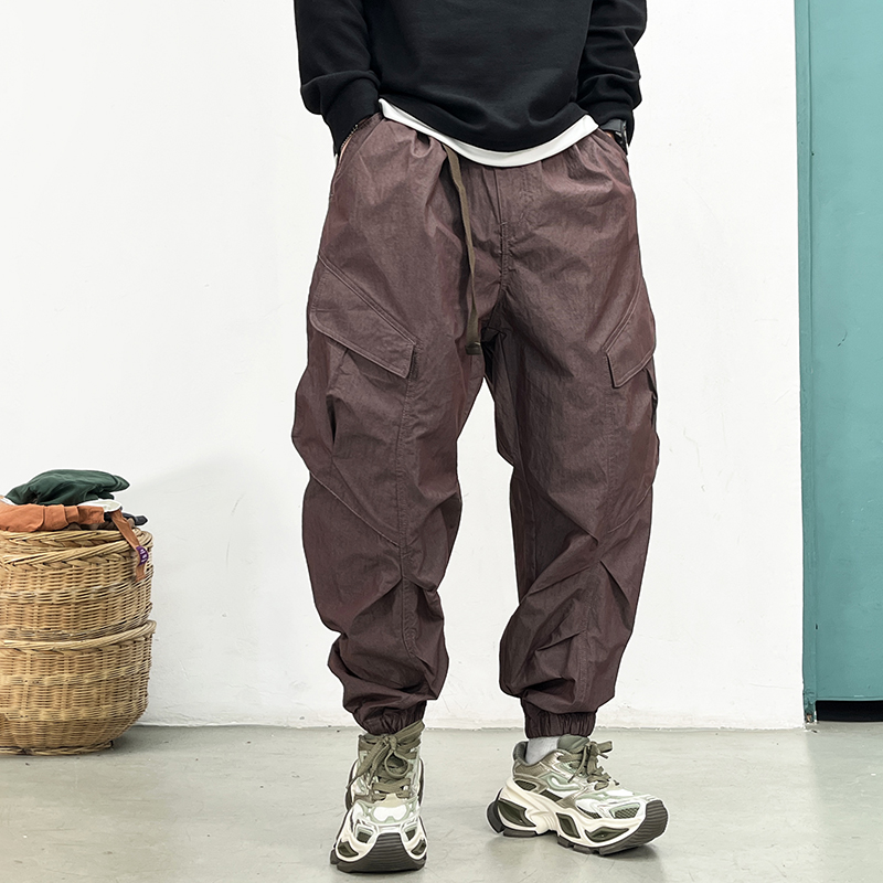 韓国 Techwear カーゴパンツ男性春夏速乾軽量ストリー - Techwear Pants Tactical のレビューと価格