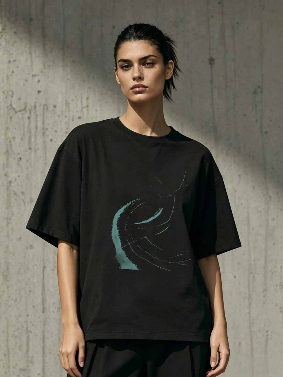 Tシャツ ストリートショット レディース コットン 半袖 夏 - Urban Street Fashion Photography のレビューと価格