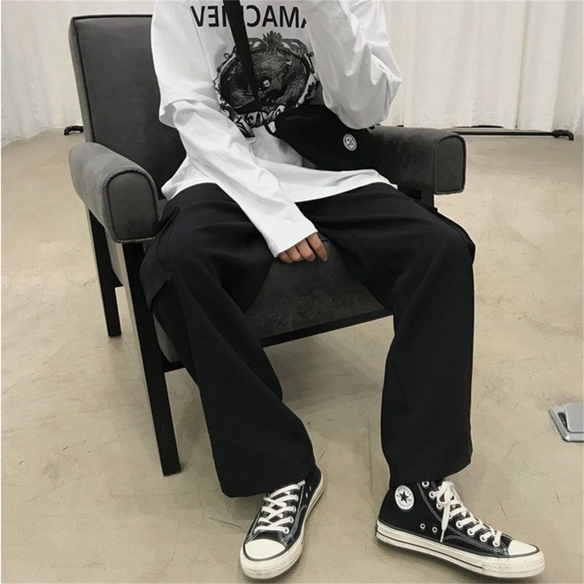 黒メンズヒップホップカーゴパンツカジュアル夏固体複数ポケット - Techwear Pants Tactical のレビューと価格