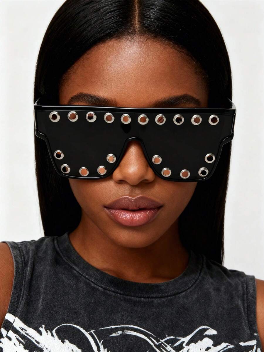 1ピースフレームレスオールインワンファッショングラス、パーソ - Street Fashion Photography のレビューと価格