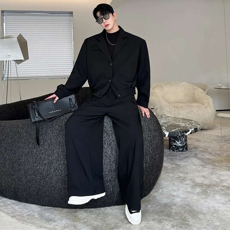 LUZHEN 春のブレザーネックカジュアルジャケット メンズ - Street Fashion In China のレビューと価格