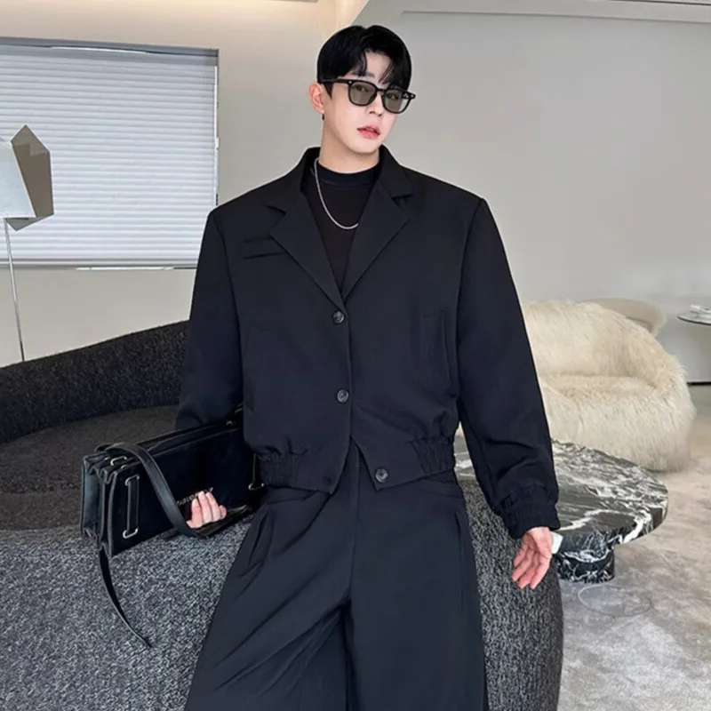 LUZHEN 春のブレザーネックカジュアルジャケット メンズ - Street Fashion In China のレビューと価格