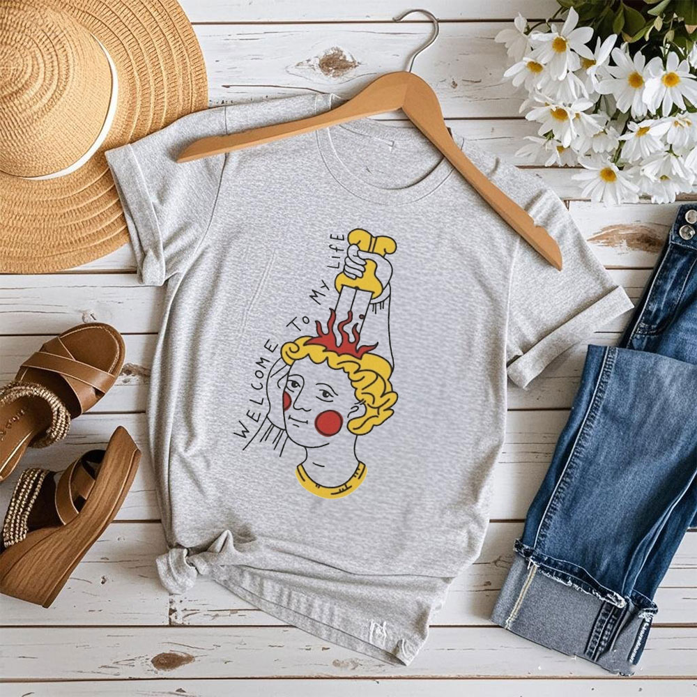 中世の芸術 Tシャツ 私の人生へようこそ 面白い美術史の服  - Street Fashion History のレビューと価格