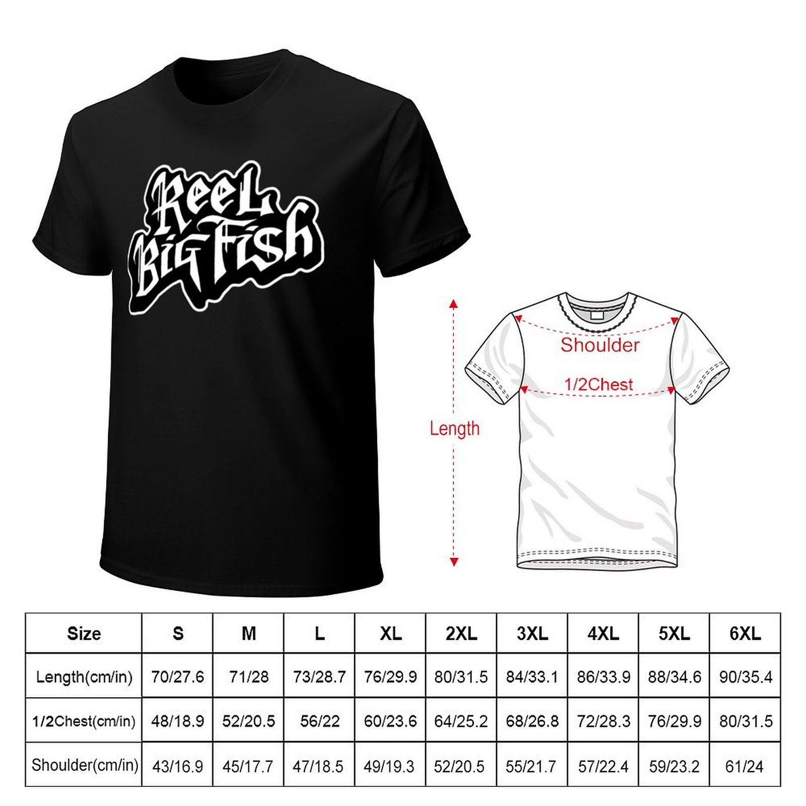 リールビッグフィッシュTシャツ ストリートファッション カジ - Street Fashion Reels のレビューと価格