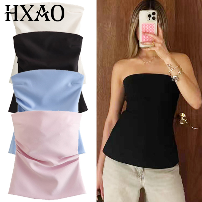 HXAO コルセットチューブトップ レディース サマー202 - Street Fashion Youtube のレビューと価格