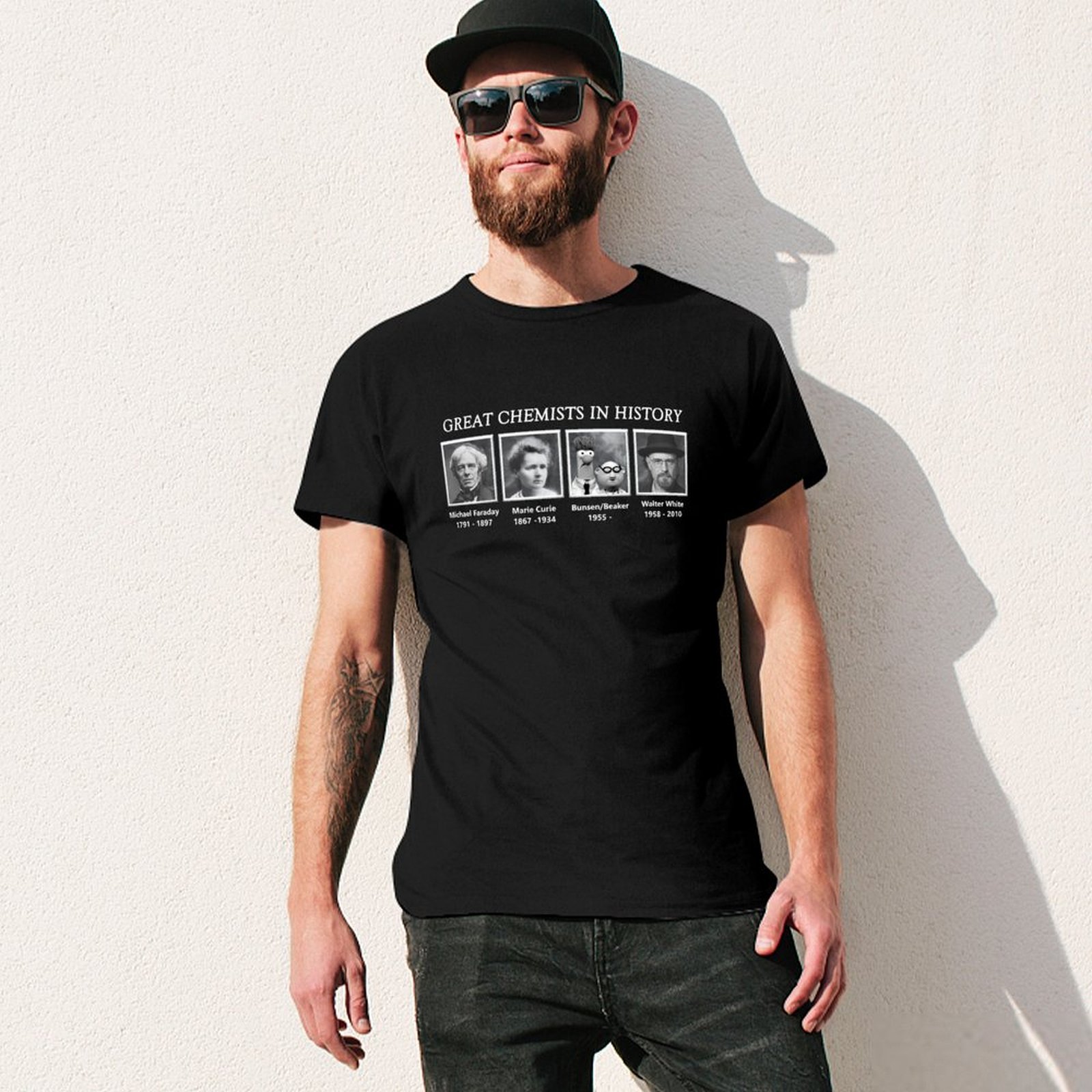 歴代の偉大な化学者 Tシャツ ストリートファッション カジュ - Street Fashion History のレビューと価格