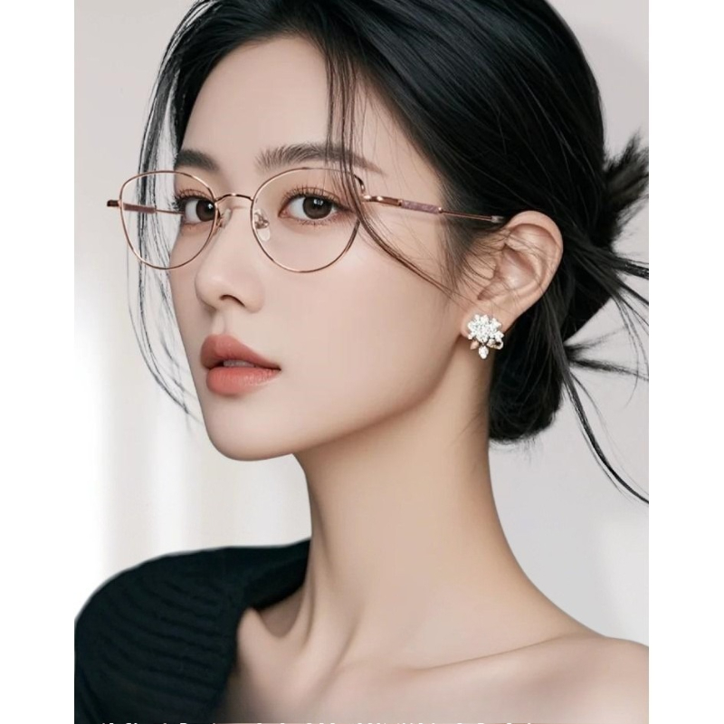 ファッショナブルなキャットアイ調フォトクロミック近視メガネ、 - Street Fashion Photography のレビューと価格
