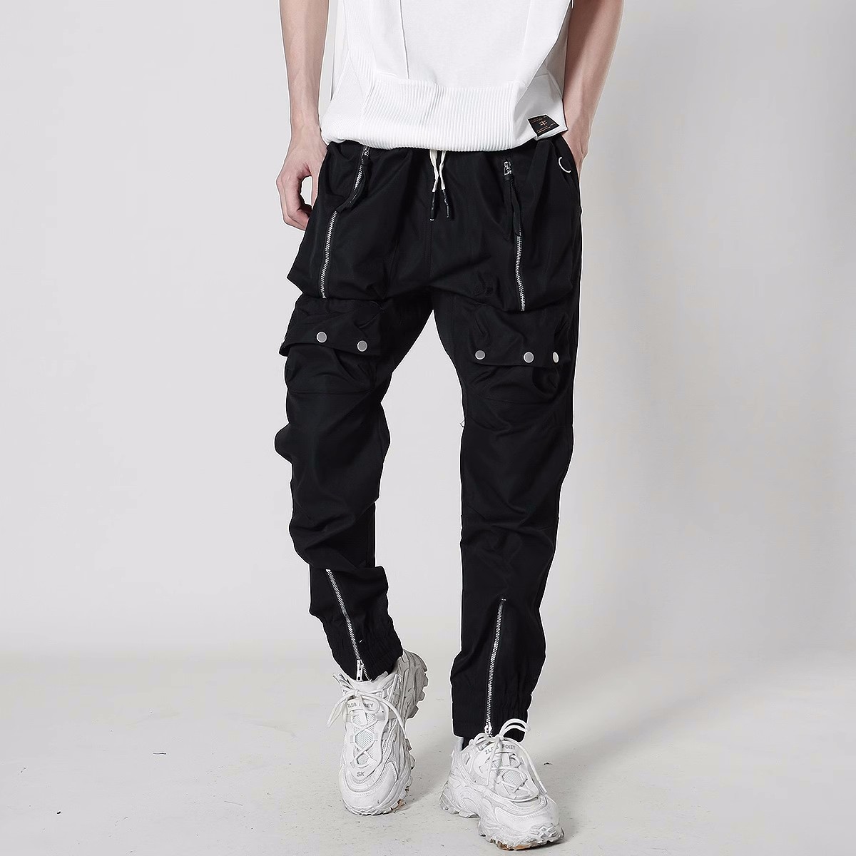 Techwear-メンズタクティカルカーゴパンツ,多機能タク - Techwear Pants Tactical のレビューと価格