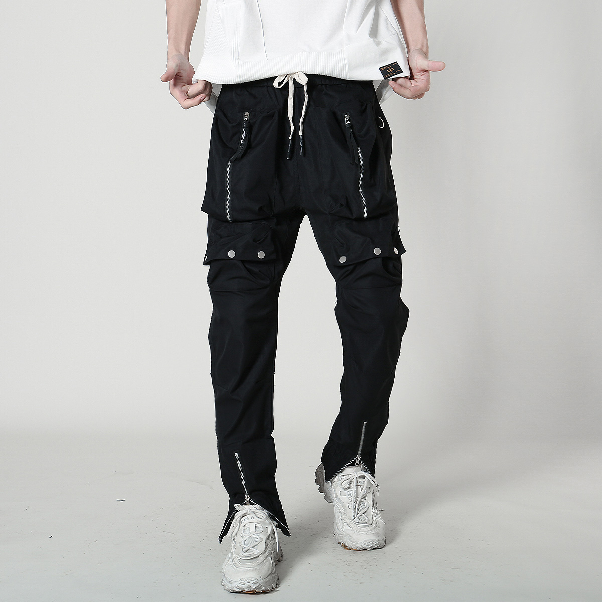 Techwear-メンズタクティカルカーゴパンツ,多機能タク - Techwear Pants Tactical のレビューと価格