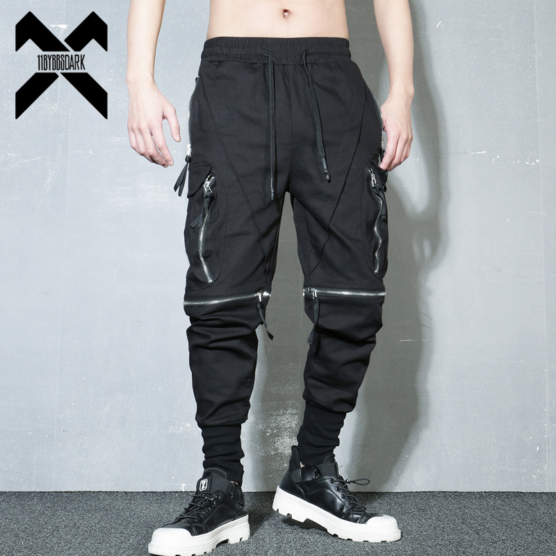 男性用の取り外し可能なカーゴパンツ,ヒップホップスタイルのス - Techwear Pants Tactical のレビューと価格