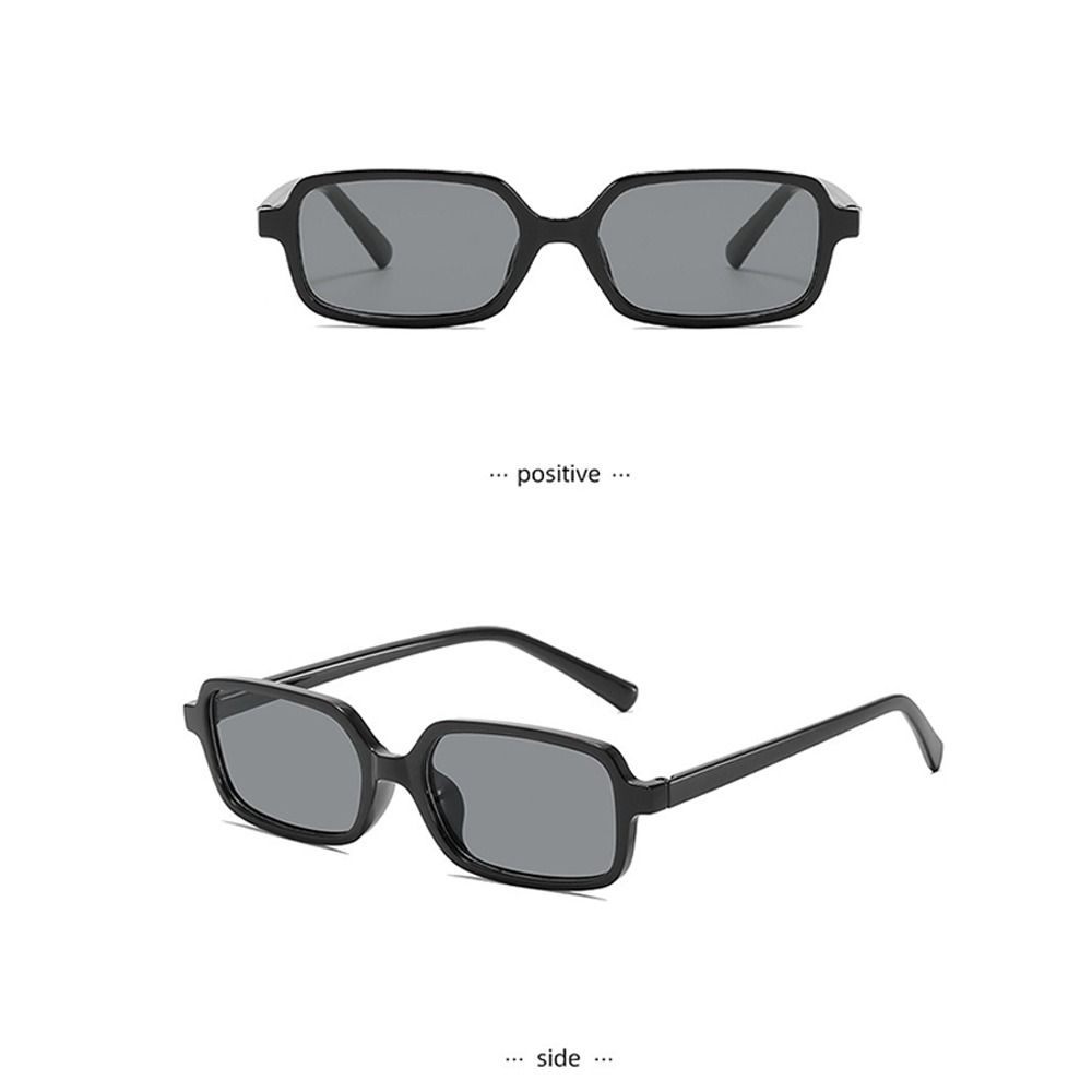 ファッションUVカットスクエアフレームサングラス 韓国風スタ - Street Fashion Photography のレビューと価格