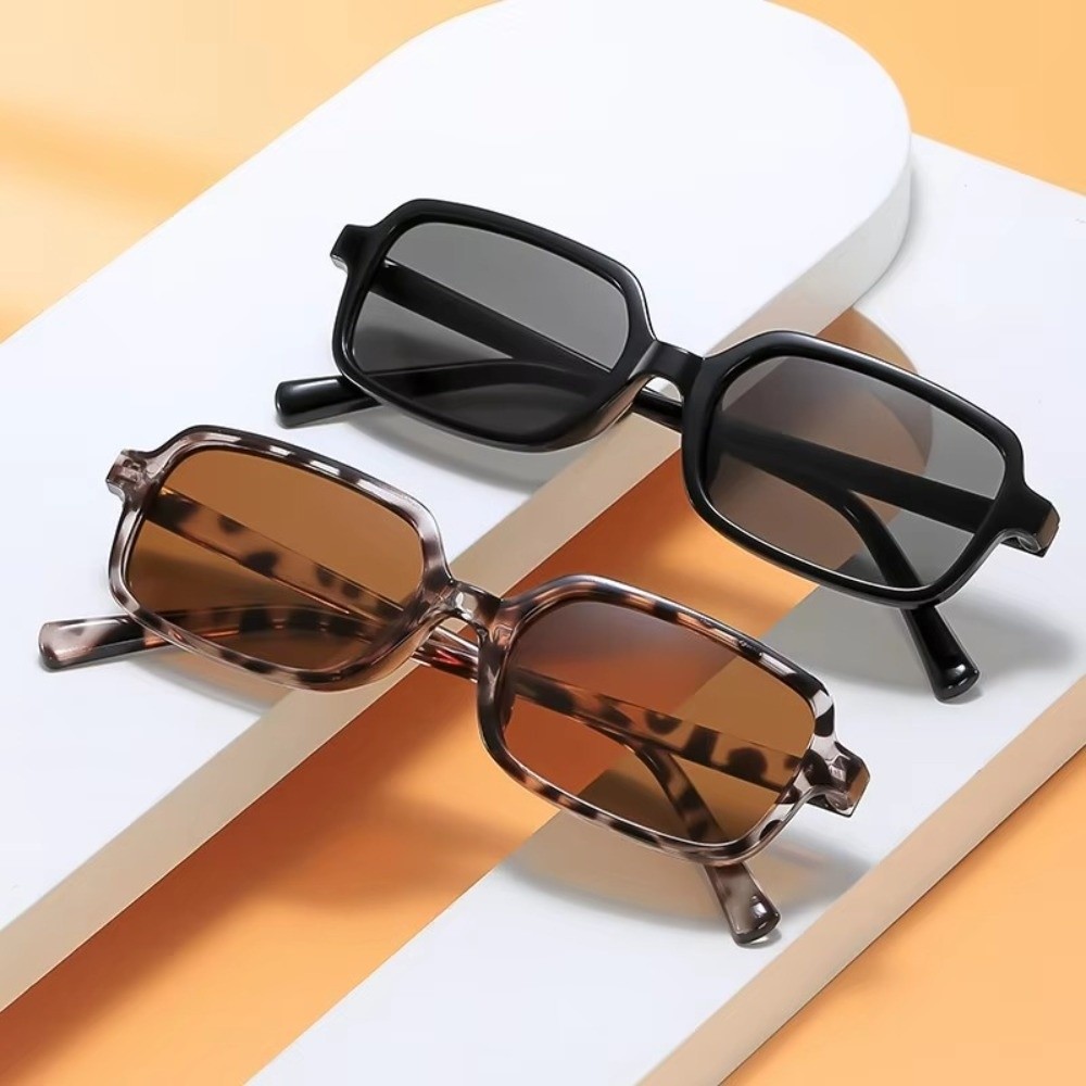 ファッションUVカットスクエアフレームサングラス 韓国風スタ - Street Fashion Photography のレビューと価格