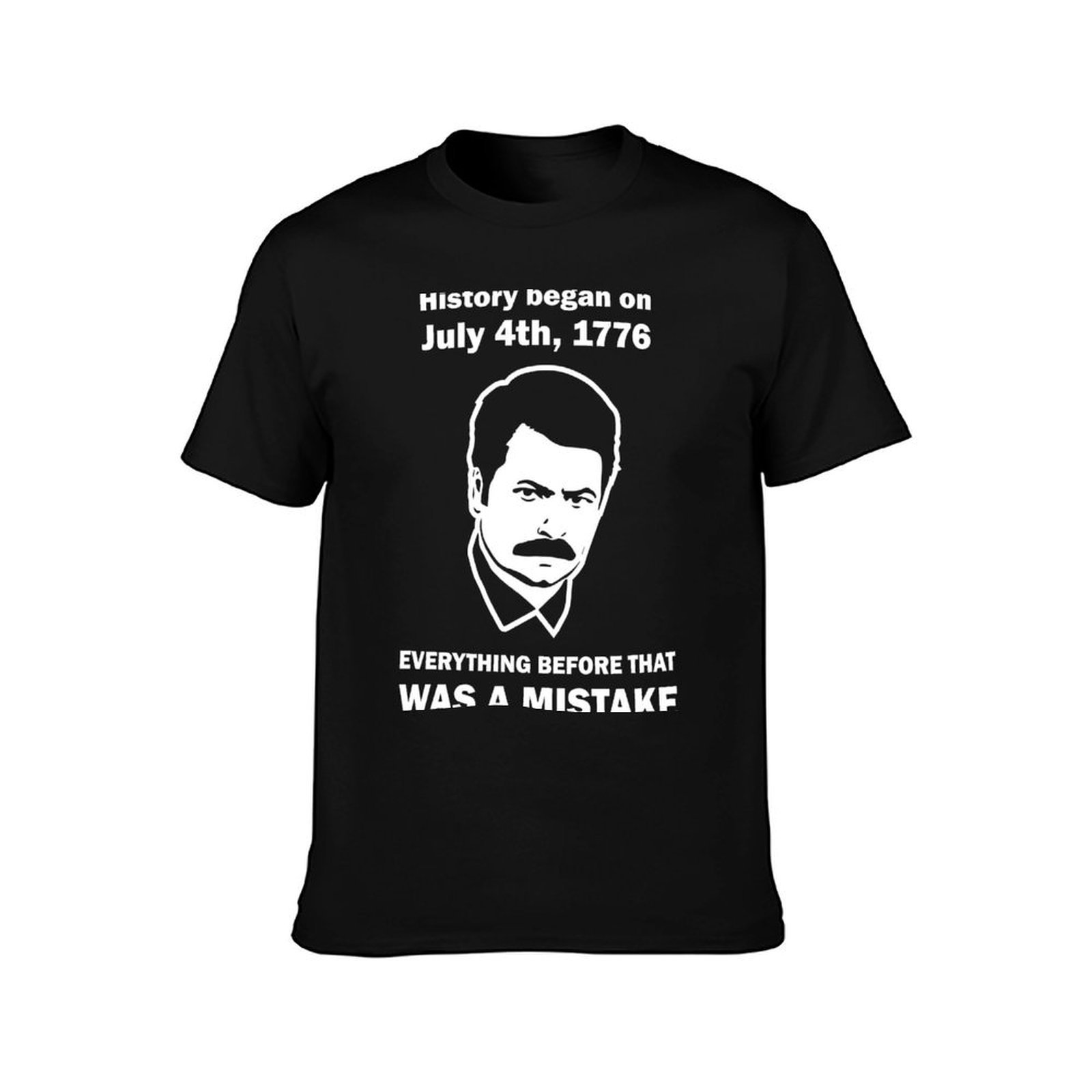 ロン・スワンソンの歴史 1776年7月4日（ダーク）Tシャツ - Street Fashion History のレビューと価格