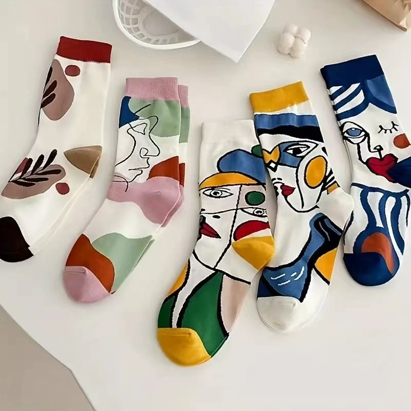 ランダム 3 ペア ファッション パーソナライズされた抽象的 - Street Fashion Youtube のレビューと価格
