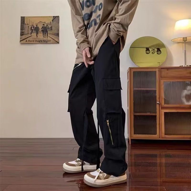 メンズサマージッパーカーゴパンツ ストリートウェア ストレー - Techwear Pants Tactical のレビューと価格