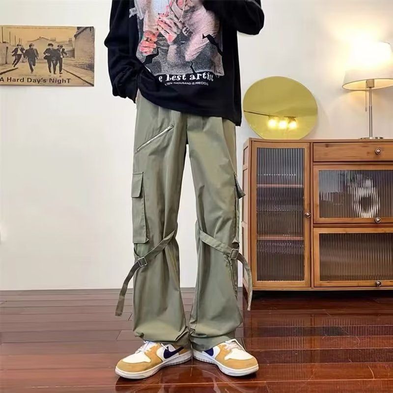 メンズサマージッパーカーゴパンツ ストリートウェア ストレー - Techwear Pants Tactical のレビューと価格