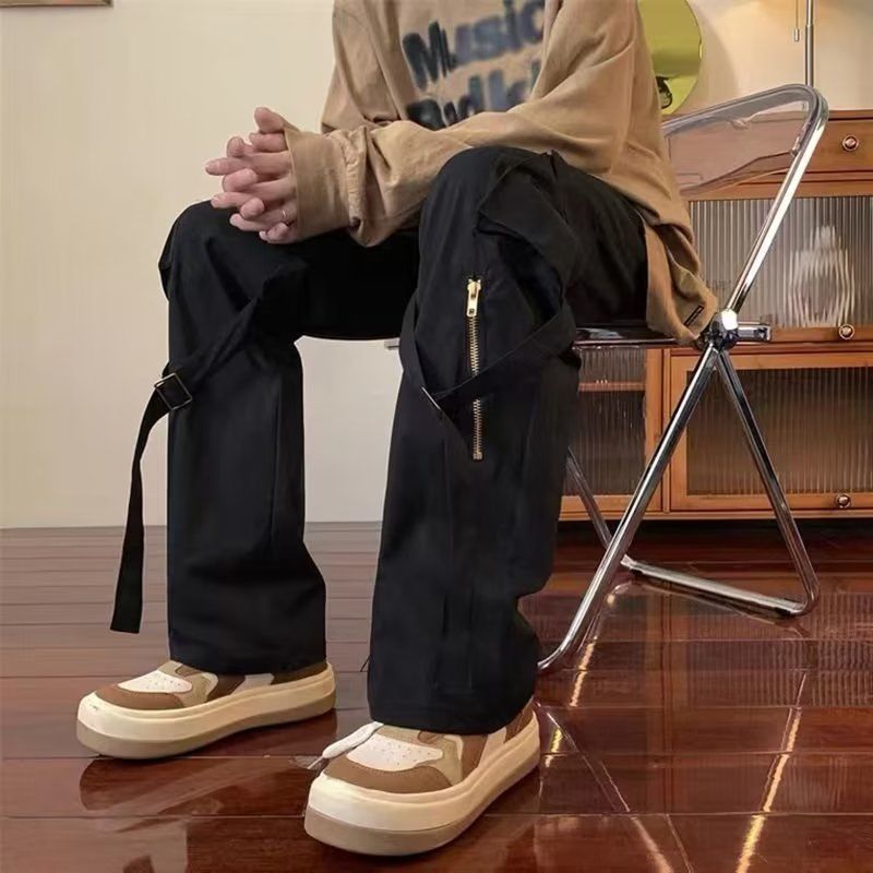メンズサマージッパーカーゴパンツ ストリートウェア ストレー - Techwear Pants Tactical のレビューと価格