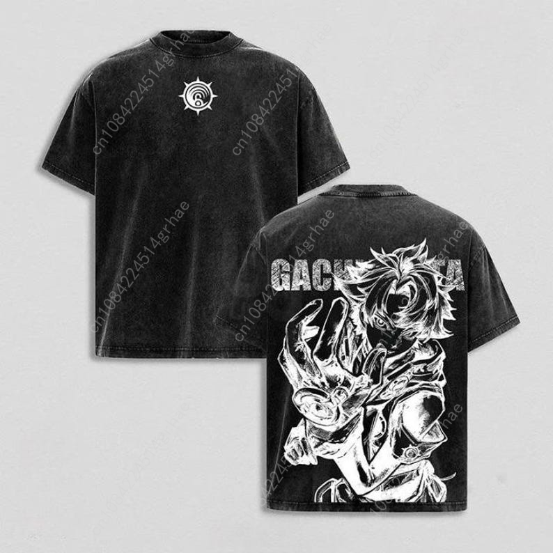 Gachiakuta ヴィンテージアニメウォッシュシャツアニ - Street Fashion Tshirt のレビューと価格