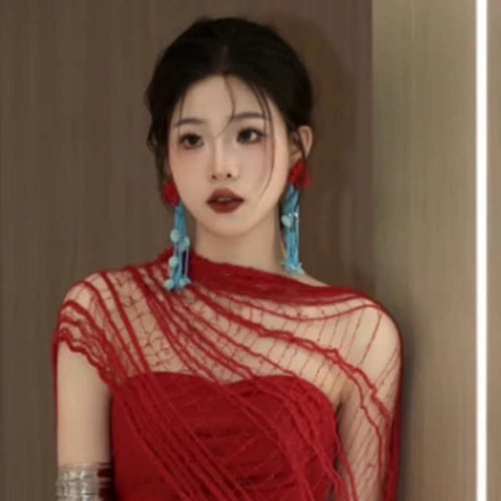 ファッションユーズド加工スカーフぼろぼろショールラップ女性ス - Street Fashion Photography のレビューと価格