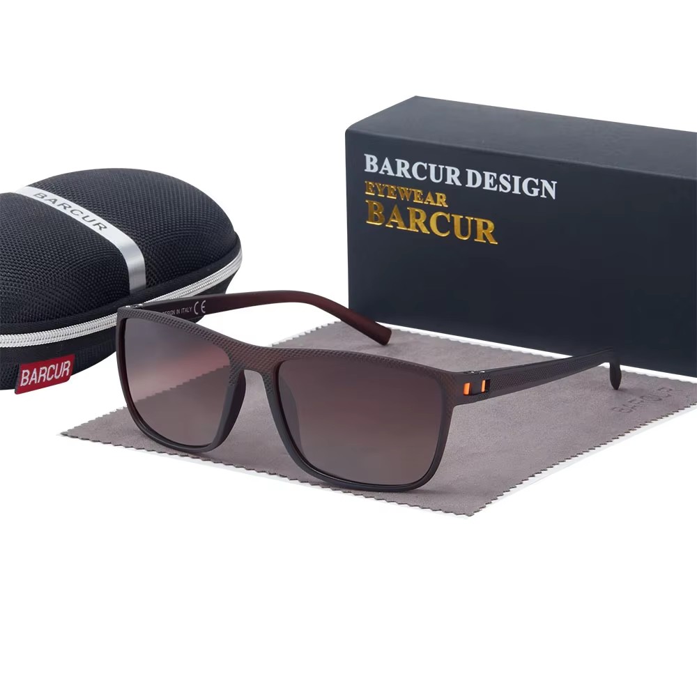 BARCUR 軽量で快適なカジュアルスタイルのメンズサングラ - Street Fashion Photography のレビューと価格