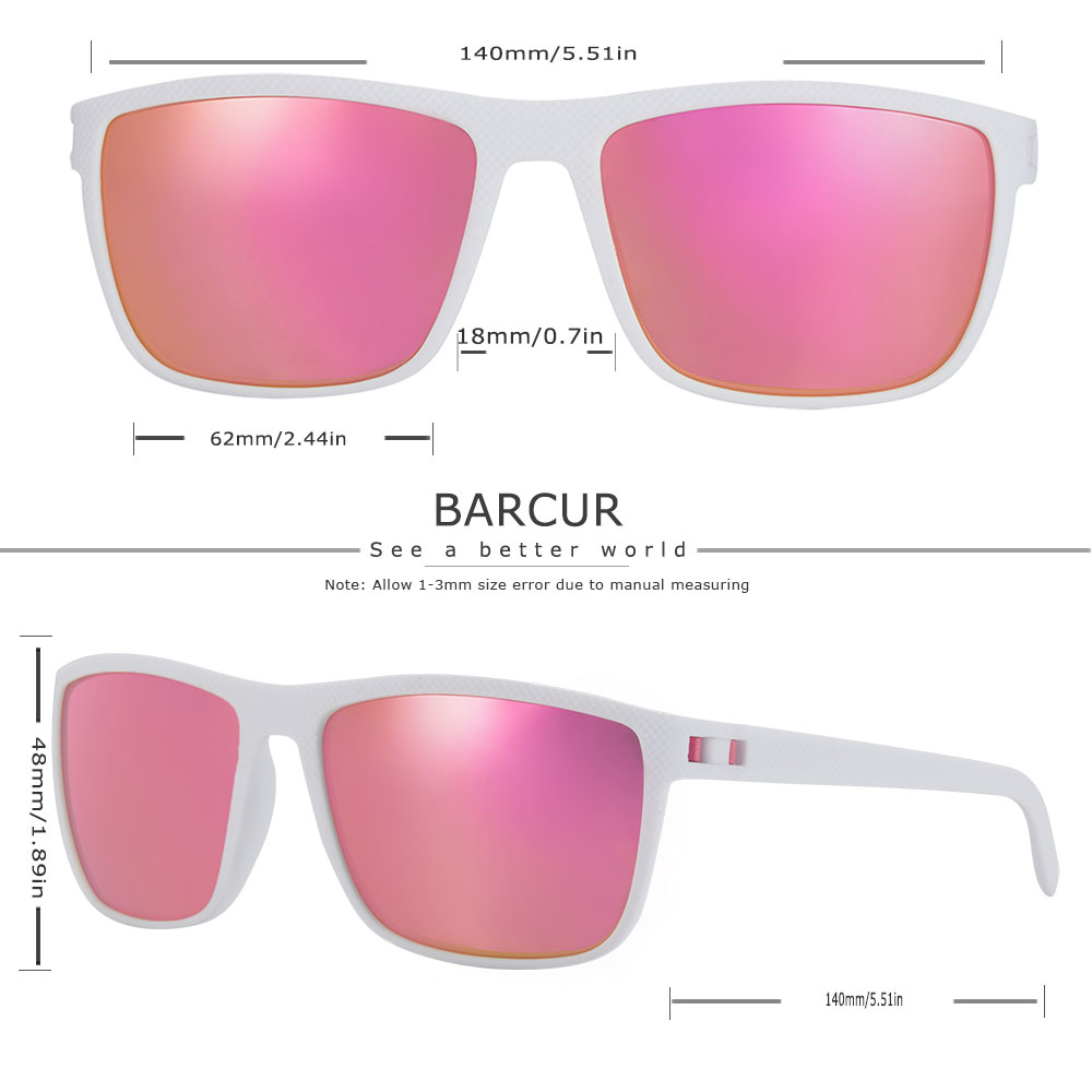 BARCUR 軽量で快適なカジュアルスタイルのメンズサングラ - Street Fashion Photography のレビューと価格